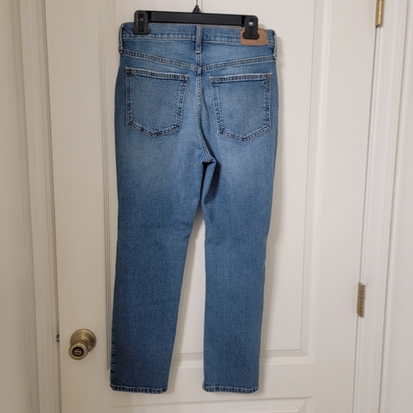 Madewell Size 27 The Perfect Vintage Crop Jean, Medium Wash, Distressed, GUC - Picture 15 of 16